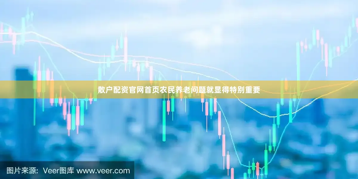 散户配资官网首页农民养老问题就显得特别重要