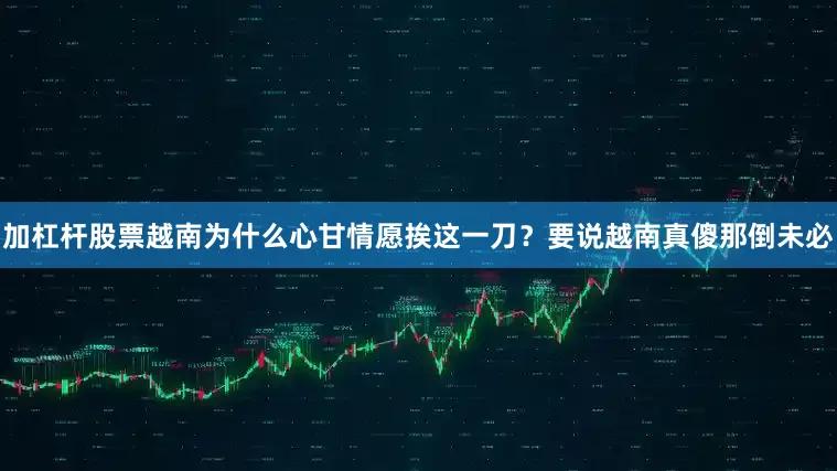 加杠杆股票越南为什么心甘情愿挨这一刀？要说越南真傻那倒未必